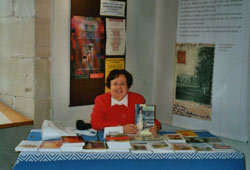 Christine Clairmont au salon de Sorèze (Tarn)