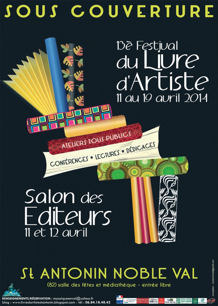 13ème salon du livre d'artiste de Saint Antonin Noble Val