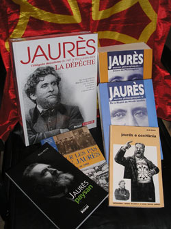 Preuve des multiples facettes de Jean Jaurès, homme hors du commun : les titres de  ces divers ouvrages en vente à l'ASAGAL OCCITAN , 1400 route d'Auch à MONTAUBAN