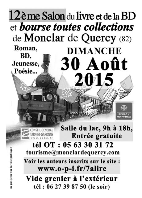 Salon du livre Monclar de Quercy 2015