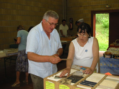Robert Linas, organisateur du Salon du Livre de Monclar de Quercy