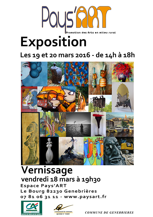 Exposition Pays'ART ... à Genebrières (82)