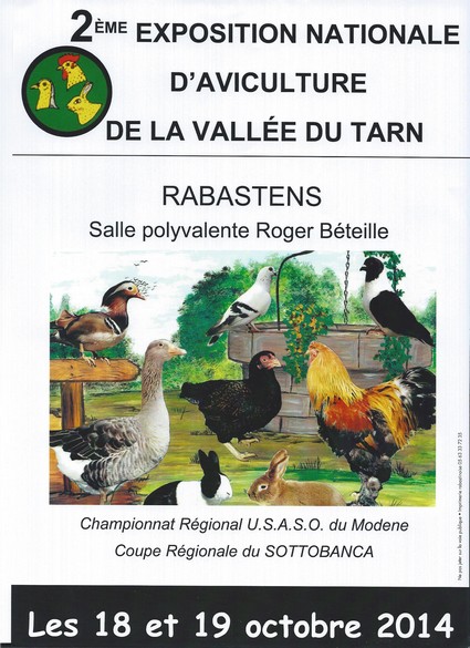 Exposition aviculture à Rabastens
