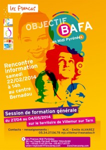 Stage BAFA 2014 - MJC de Villemur sur Tarn