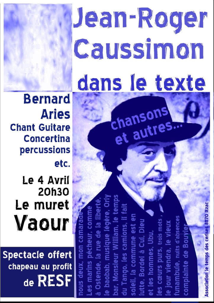Concerts Caussimon pour RESF