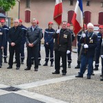 Porte-drapeaux, élus, Sapeurs-Pompiers….