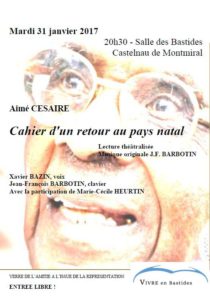 [Spectacle] Césaire ... à Castelnau de Montmiral (81)