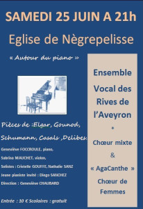 L'EVRA et AgaCanthe Concert  ... à Nègrepelisse (82)