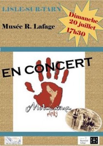 Concert à Lisle sur Tarn (81)