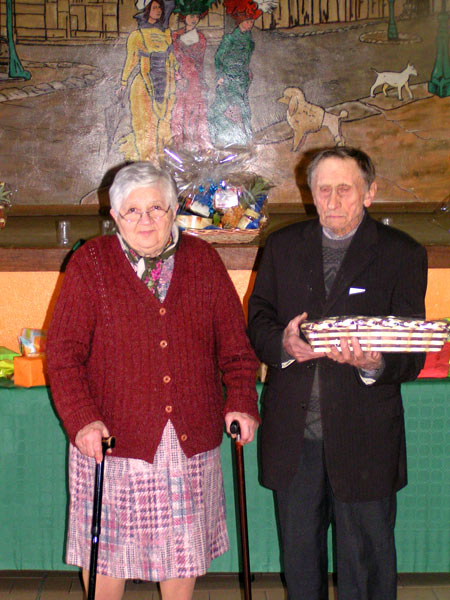Thérèse Négret (88 ans) et Elie Cayzac(94 ans) les plus âgés de l'assistance 