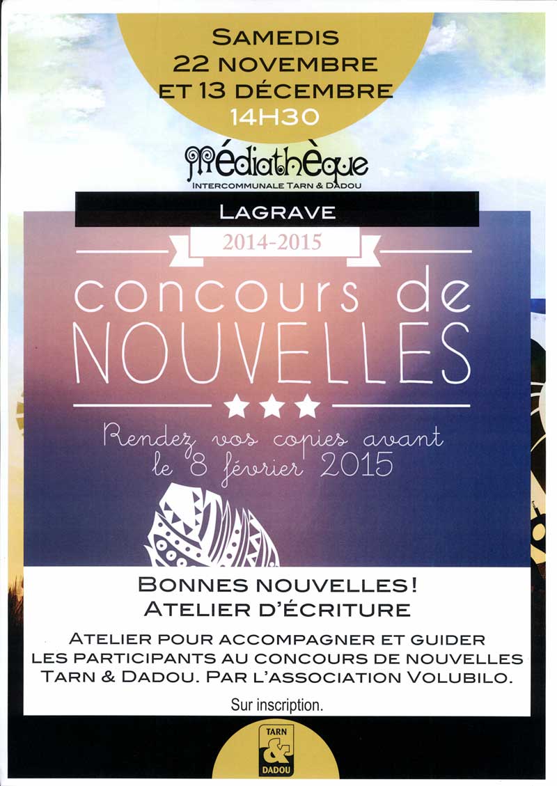 Concours de Nouvelles Tarn & Dadou