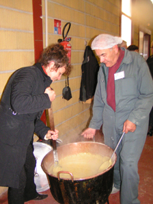 La cuisson du milhas.