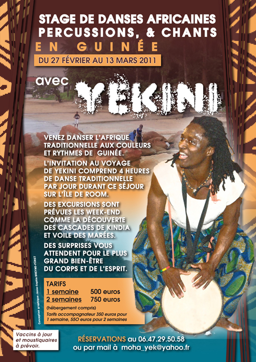 Stage en Guinée avec Yékini