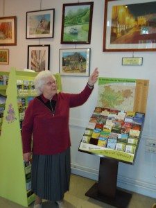 Francine Camelin expose à l'Office du Tourisme de Monclar de Quercy (82)