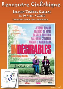 Rencontre Cinétique avec le film "Indésirable"  au Cinéma de Gaillac