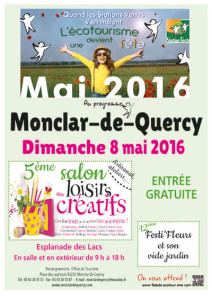 Salon des Loisirs Créatifs et Festi'Fleurs à Monclar de Quercy (82)