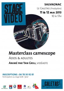 Masterclass  Camescope à Salvagnac