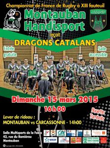 Montauban Handisport vs Dragons Catalans à Montauban (82)