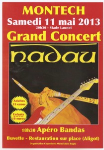 Nadau en concert à Montech (82)