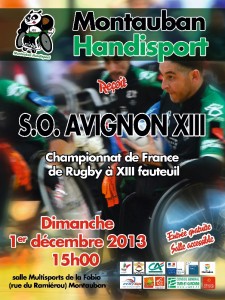 Montauban Handisport reçoit SO Avignon XIII