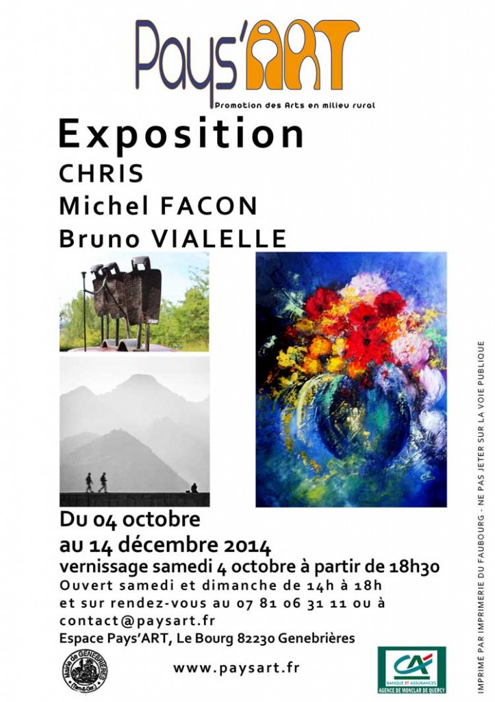 Exposition à l'Espace Pays'ART à Genebrières
