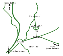 Plan d'accès Cariech
