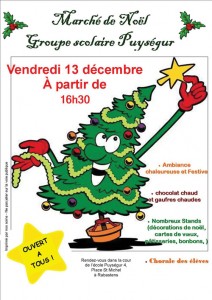 Marché de Noël de l'ensemble Scolaire Puységur à Rabastens