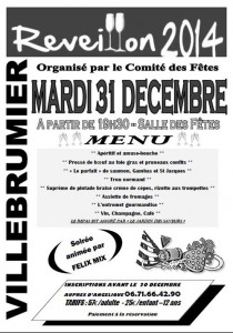 Réveillon 2014 à Villebrumier (82)