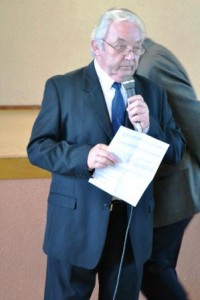  Le maire de Léojac, M. Roger Cousserand