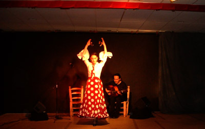 Après une conférence enrichissante, le flamenco a ravi l'assistance