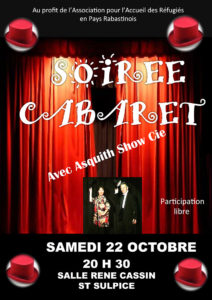 Soirée Cabaret caritative ... à Saint-Sulpice la Pointe (81)
