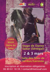 Stage avec Yama, Reine de Sabar à Verdun sur Garonne (82)
