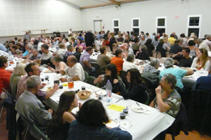 Le repas a réuni 160 personnes. 